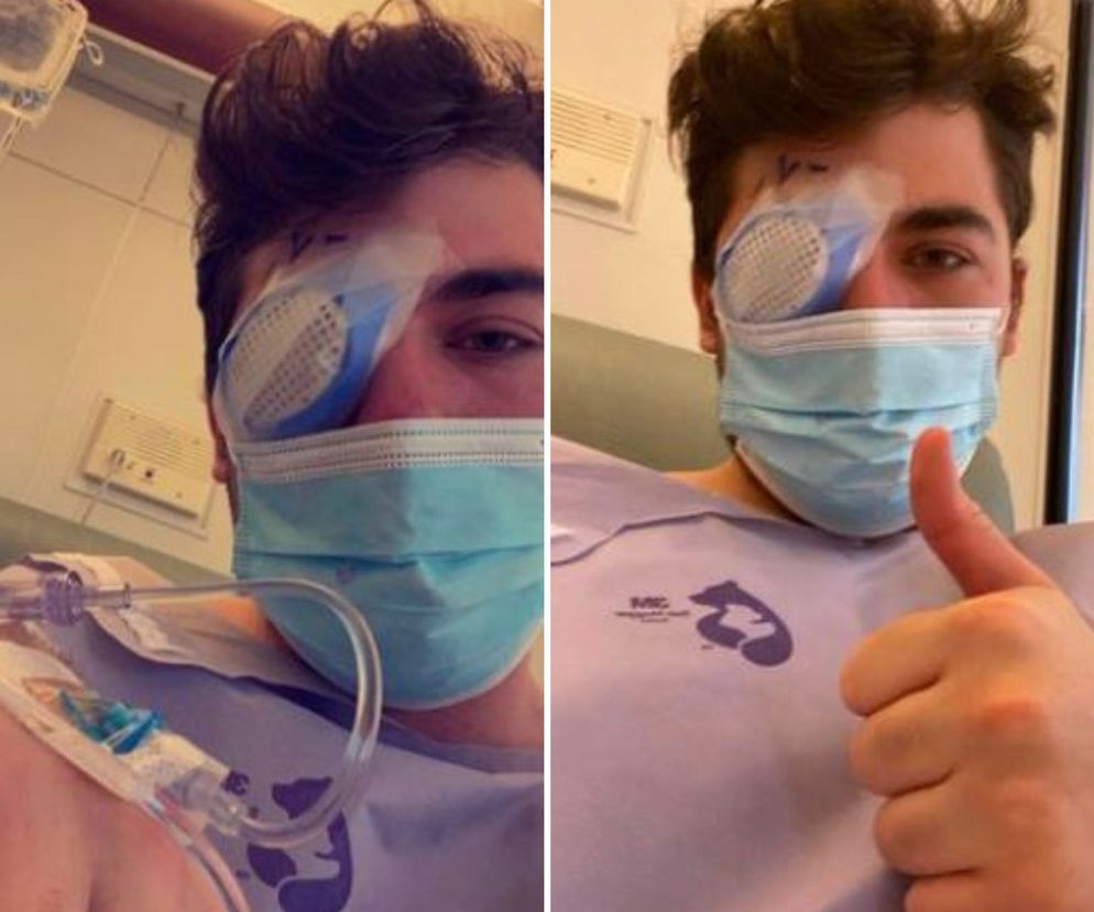 Zdrzemnął się, nie wyjął soczewek. Jego oczy zaatakował mięsożerny pasożyt