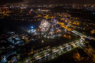 Sylwester 2019/2020 na Śląsku na zdjęciach z drona. Było pięknie. Zobaczcie [GALERIA]