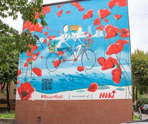 Nowe murale w centrum Katowic - Wodecki i maki