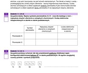 Matura 2024: chemia rozszerzona – ARKUSZ FORMUŁA 2023