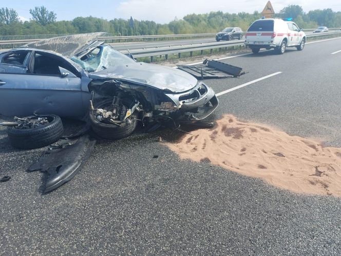 Śmiertelny wypadek na autostradzie A4 w Zabrzu. Droga jest zupełnie zablokowana
