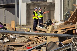 Policjanci z Grudziądza wrócili z Kłodzka. Na miejscu pomagali powodzianom