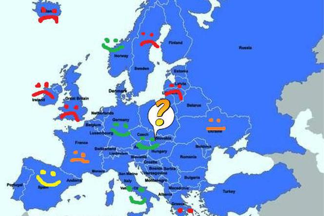 Oto najsmutniejsze kraje świata! Emotikonki nie kłamią! Na którym miejscu Polska?