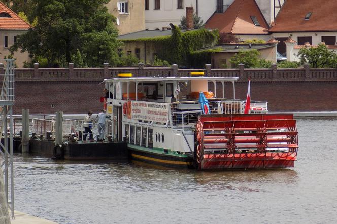 Statek zatonął w Odrze