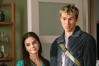 	M jak miłość odc. 1821. Basia (Karina Woźniak), Michał (Igor Pawłowski)