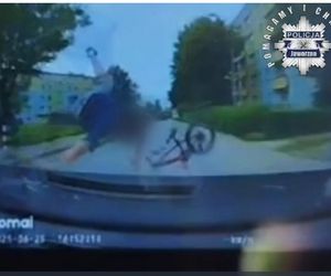 7-latek na rowerze wjechał pod samochód! Dziecko było bez opieki
