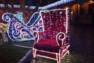 Świąteczne iluminacje na Zamku Książąt Pomorskich w Szczecinie