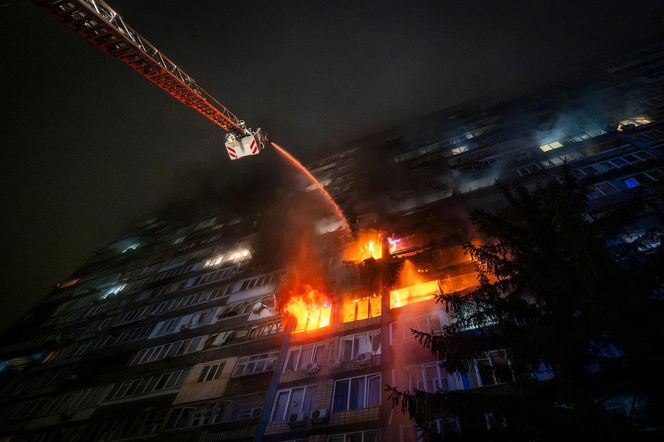 Zmasowany atak Rosjan na Ukrainę