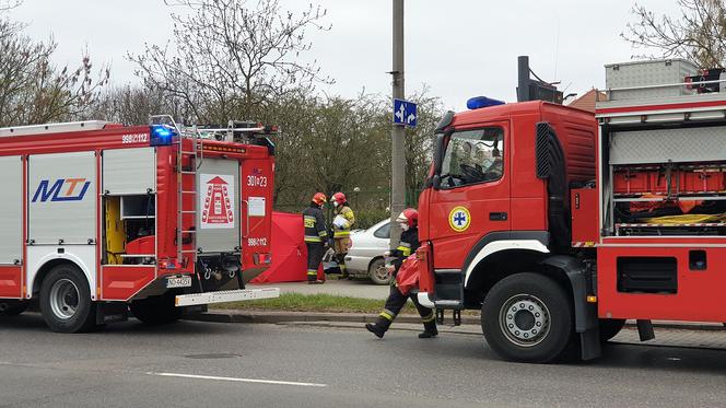 Tragiczny wypadek przy szpitalu w Olsztynie