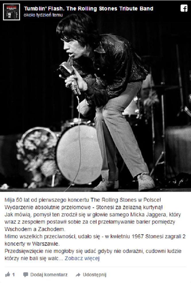 51 lat temu The Rolling Stones zagrali pierwszy raz w Polsce! Ciekawostki na temat koncertu