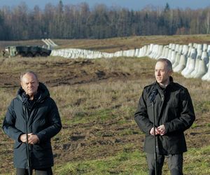 Donald Tusk odwiedził pierwszy odcinek Tarczy Wschód