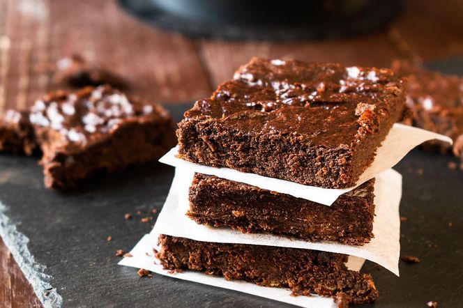 brownie bananowe bez mąki i cukru