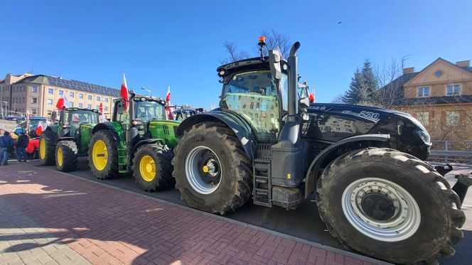 Protest rolników w Opolu w środę 19 marca 2025 roku