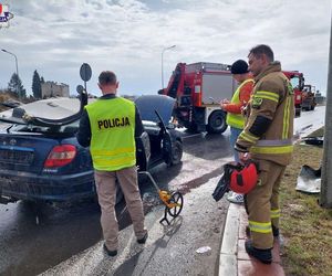 Lubelskie: Pozorowany wypadek w Zamościu. Służby ćwiczyły współpracę i reagowanie w sytuacjach kryzysowych