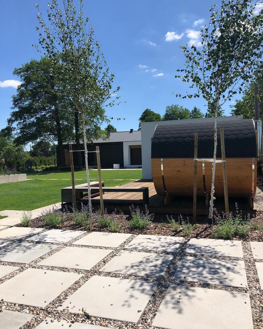 Nowoczesny ogród, proj. Greenstudio