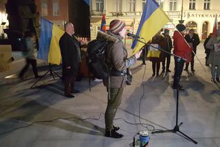 Bydgoszcz. Protest przeciwko wojnie w Ukrainie