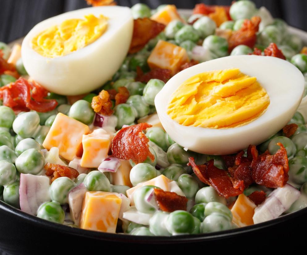 Urzekająca sałatka z groszku - idealna na lunch lub kolację