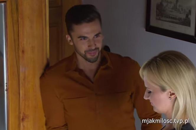 M jak miłość, odcinek 1484. Sonia (Barbara Wypych), Rafał (Jakub Kucner)