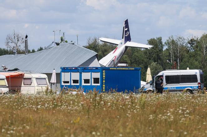 Wypadek samolotu w miejscowości Chrcynno