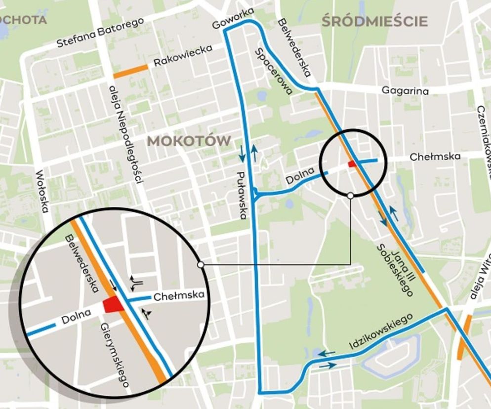Asfaltowanie na Mokotowie
