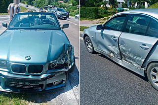 Pijany i bez uprawnień! Kierowca BMW spowodował kolizję