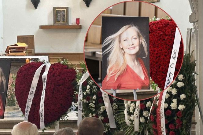 Wyjątkowy wieniec na pogrzebie. Tak mąż i synowie pożegnali Katarzynę Stoparczyk