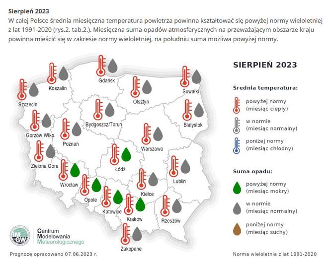Prognoza pogody IMGW od lipca do października 2023. Jakie będzie lato?
