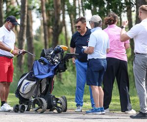 Michał Probierz na polu golfowym