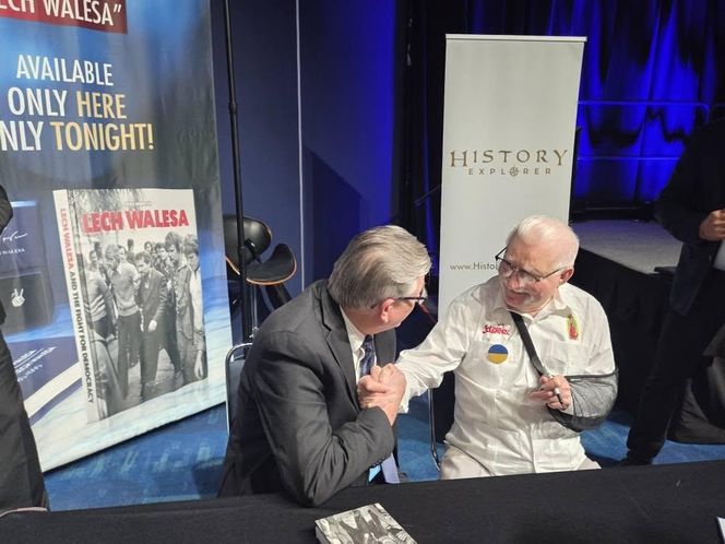 Lech Wałęsa w USA