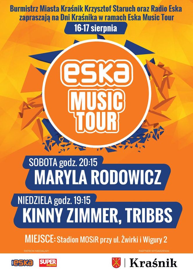 Muzyczne lato w Kraśniku! Maryla Rodowicz, Tribbs i Kinny Zimmer gwiazdami Dni Kraśnika 2025