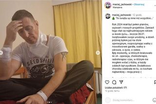 Maciej Jachowski zmaga się z poważną chorobą