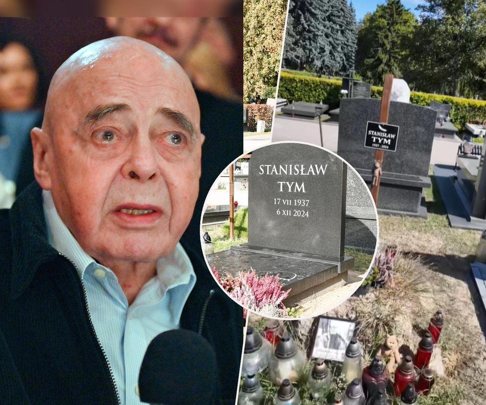 Stanisław Tym, nowy nagrobek
