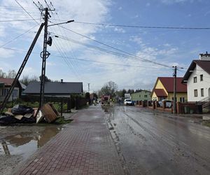 Pawłosiów po powodzi.