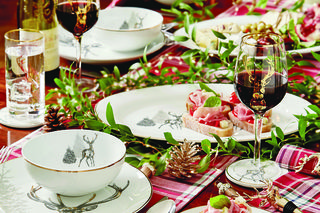Stół wigilijny - dekoracje