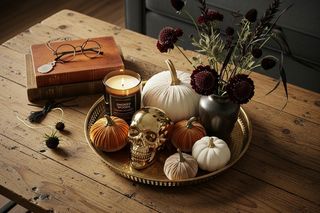 jesienna dekoracja na halloween