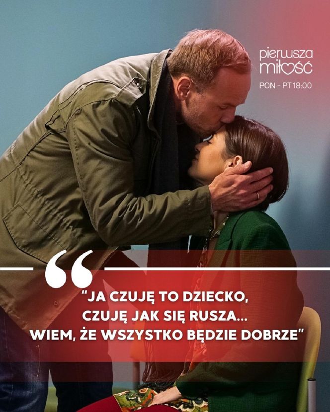	Pierwsza miłość odc. 3973. Kinga (Aleksandra Zienkiewicz), Janek (Maciej Mikołajczyk)