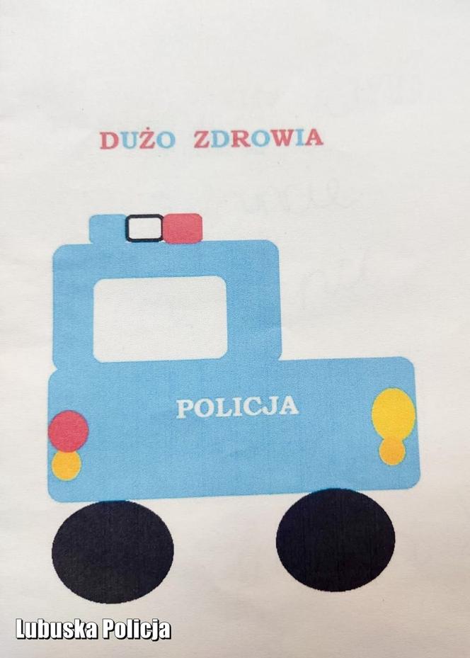 Życzenia powrotu do zdrowia dla policjanta 