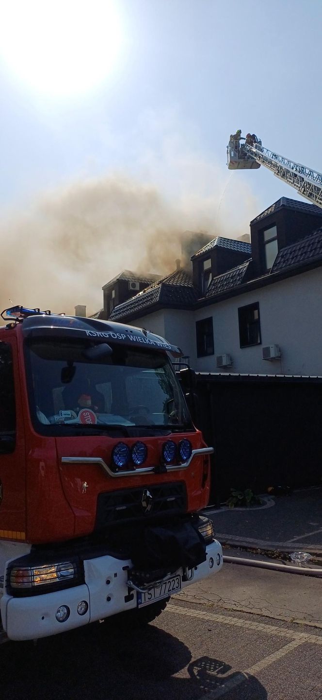 Pożar hotelu Senator w Starachowicach