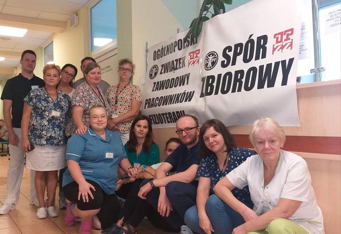 Konfliktu ciąg dalszy. Płoccy fizjoterapeuci weszli w spór zbiorowy z dyrektorem szpitala.