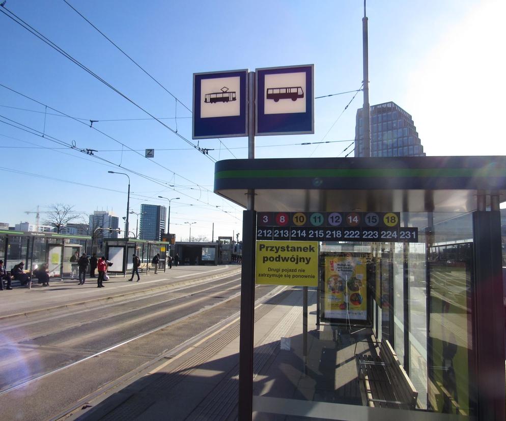 Przystanek tramwajowy w Poznaniu