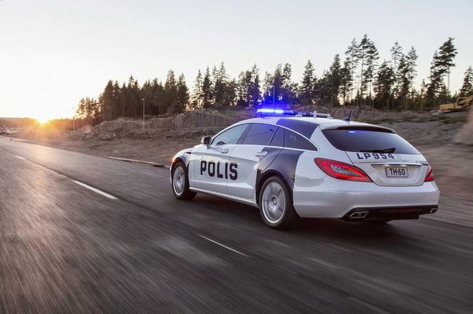Mercedes CLS Shooting Brake fińskiej policji