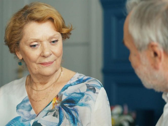 Barwy szczęścia, odcinek 3121: Józefina (Elżbieta Jarosik), Andrzej (Leon Charewicz)