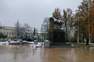 Pierwszy śnieg w tym sezonie! Lublin jest ukryty pod zimową pierzynką 