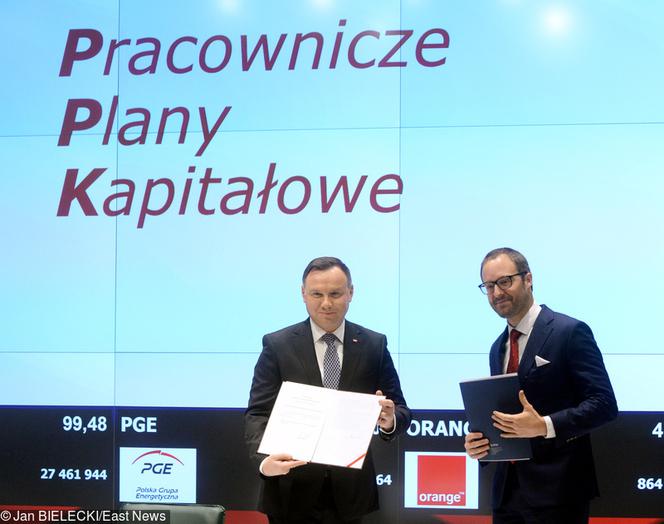 Ustawa o Pracowniczych Planach Kapitalowych. Andrzej Duda