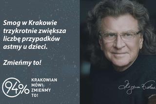 W Krakowie na Brackiej mieszka smog. Gwiazdy w kampanii 94 procent [GALERIA]