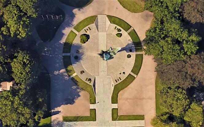 Szczecin w szczególe według Google Earth