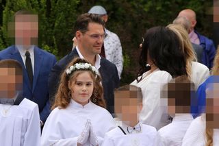 Iwona Węgrowska wyprawiła córce komunię