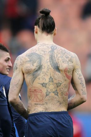 Zlatan Ibrahimovic, tatuaże 2015