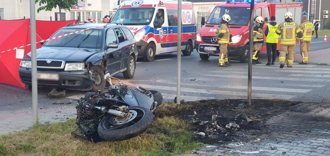 Tragedia w Ożarowie Mazowieckim. Motocyklista zginął na miejscu