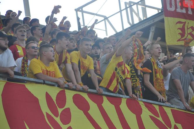 Korona Kielce - Cracovia. Zdjęcia kibiców podczas meczu. 10 sierpnia 2024